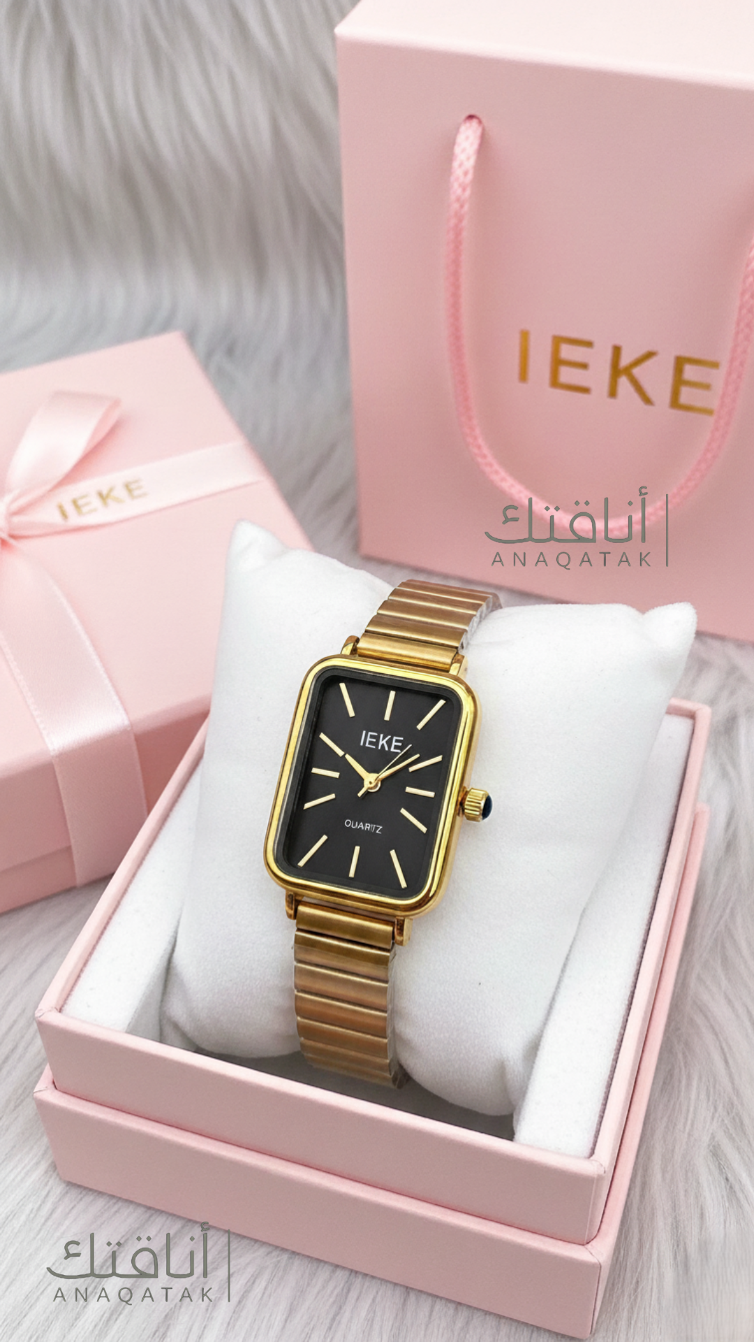 النسائية الفاخرة IEKE ساعة